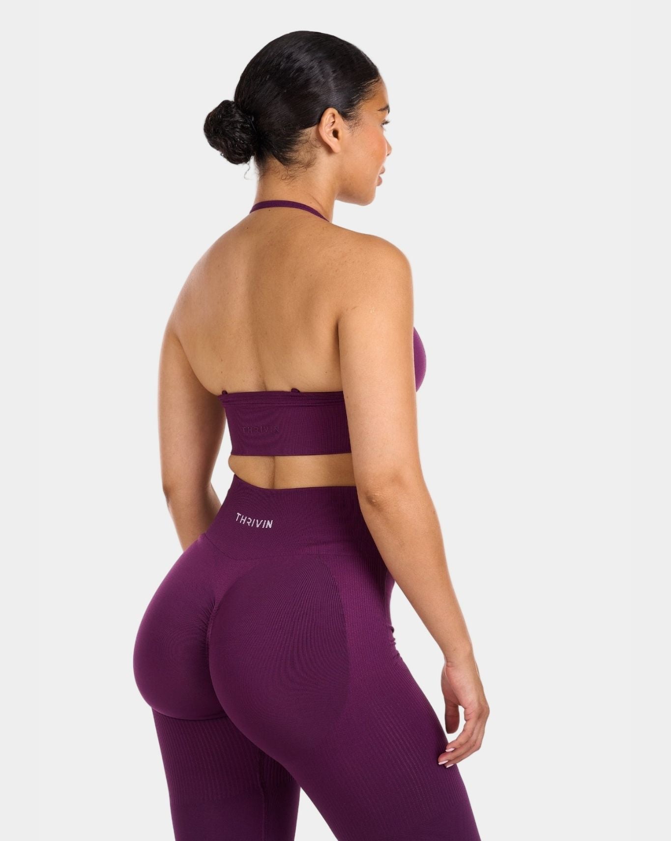 Multi-Way Sculpt Seamless Top | Plum