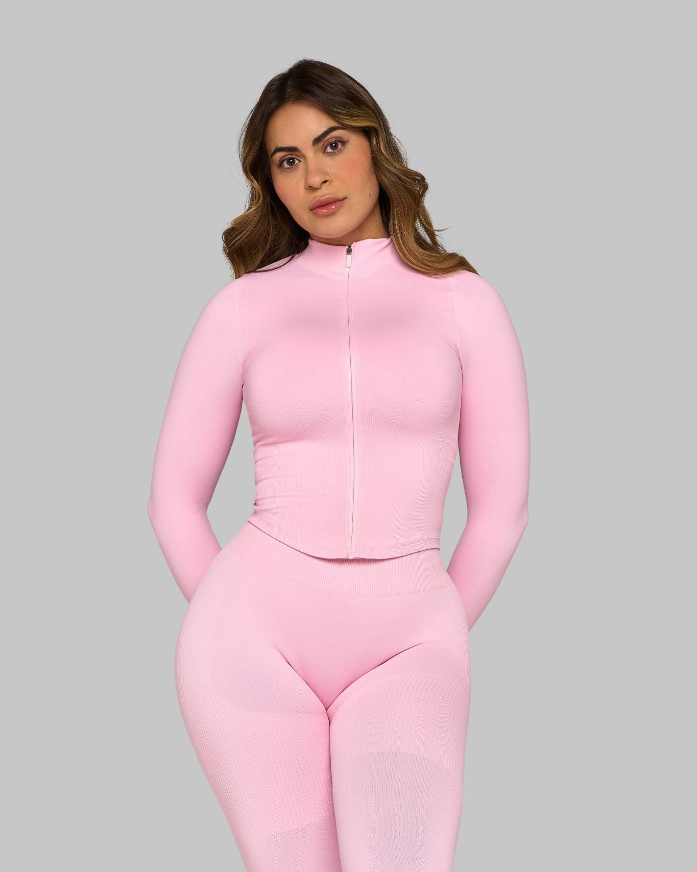 Chiara Sculpt Shapewear Jacket | Candy Pink
