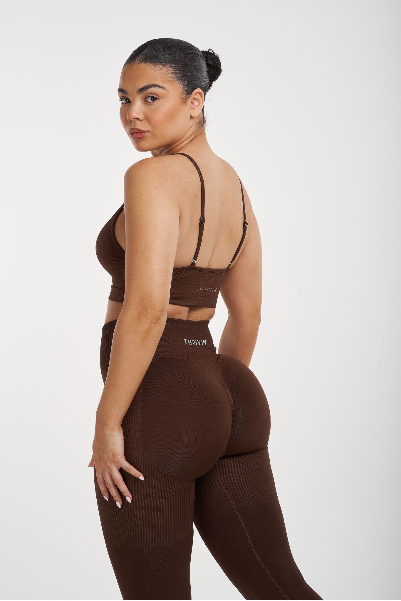 Multi-Way Sculpt Seamless Top | Bourbon Brown