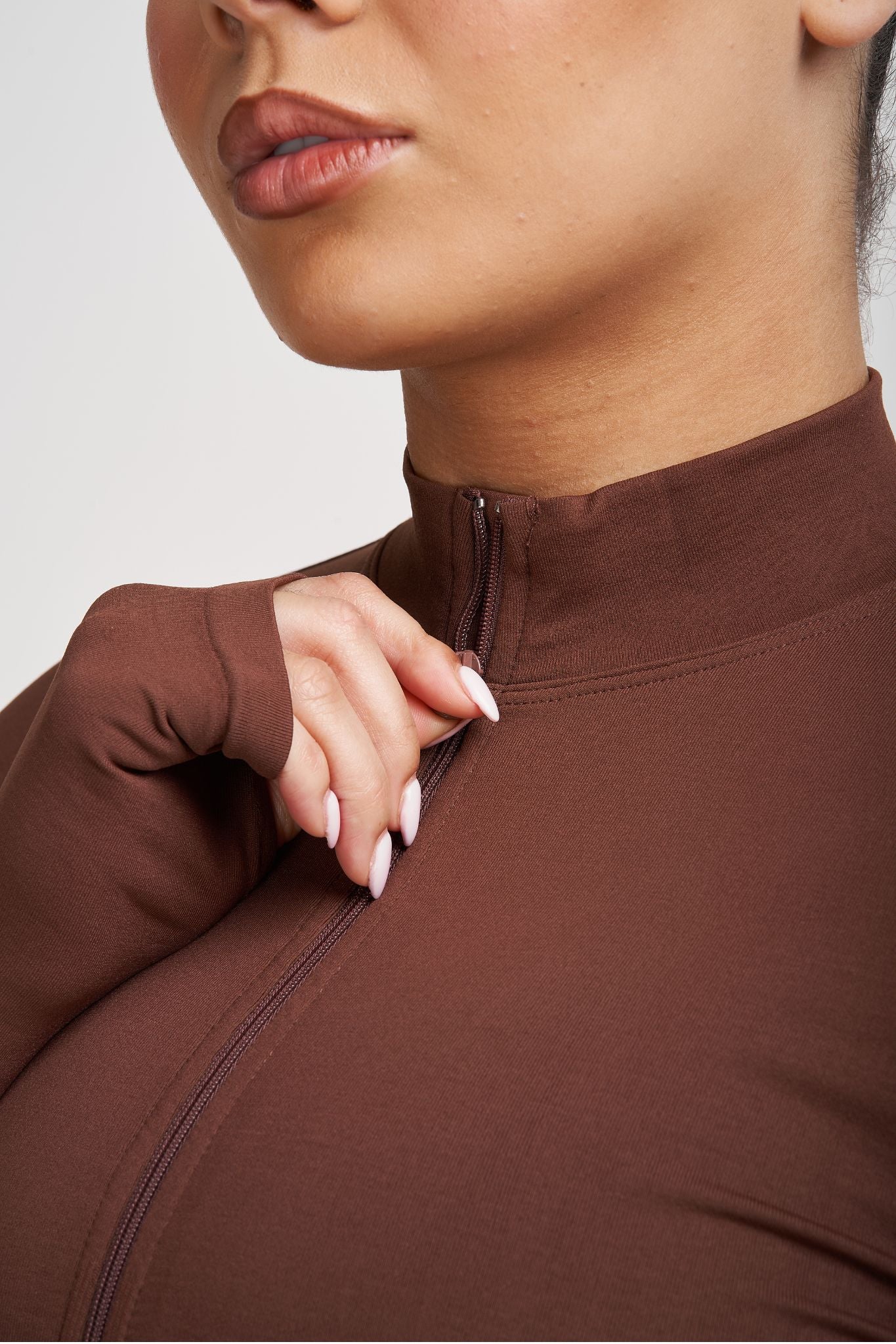 Sculpt Shapewear Jacket | Bourbon Brown