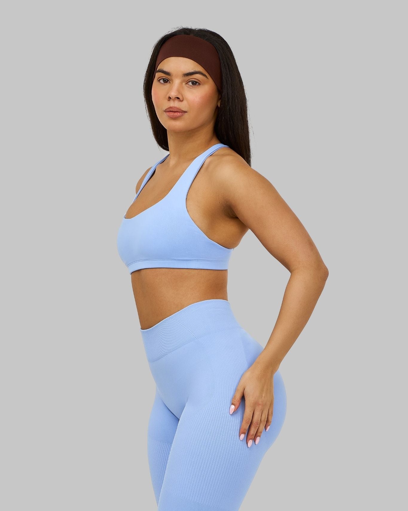 Elevate Medium Impact Bra | Glacier