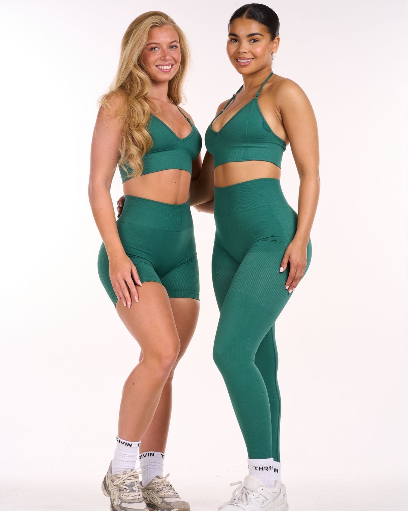 SculptV2 Ribbed Contour Leggings - Emerald Green