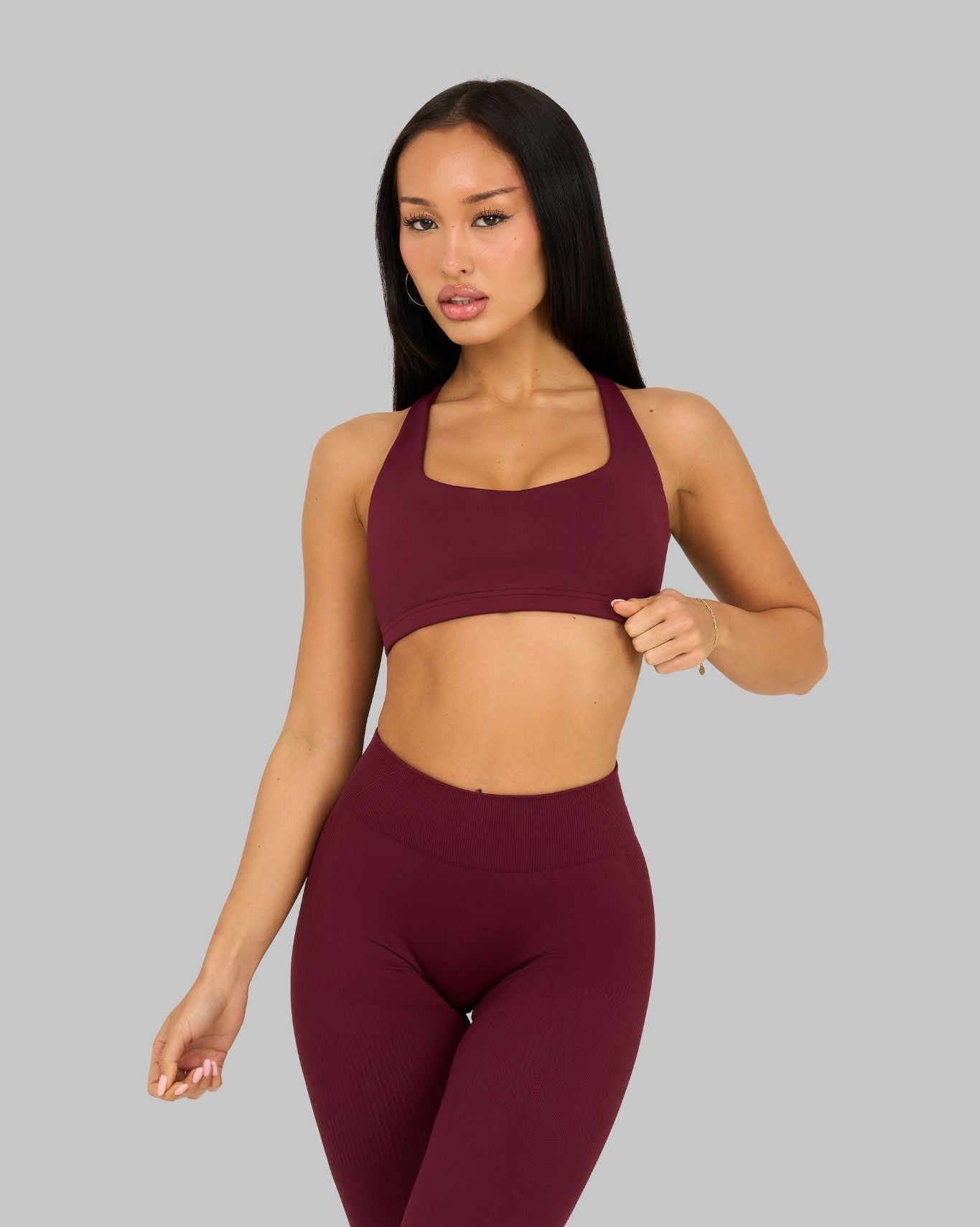 Elevate™ Medium Impact Bra | Cranberry