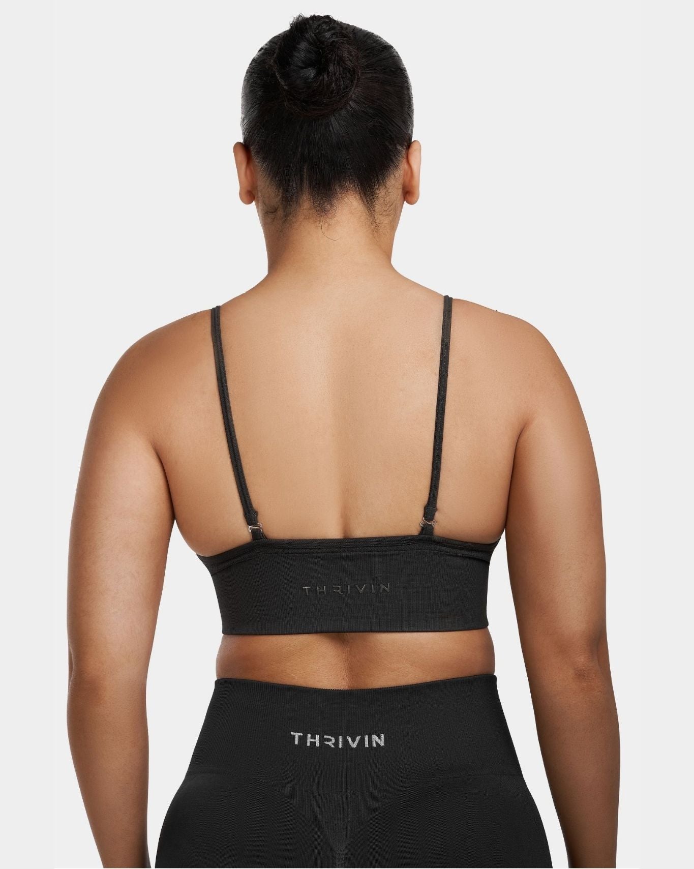 Multi-Way Sculpt Seamless Top | Charcoal Grey
