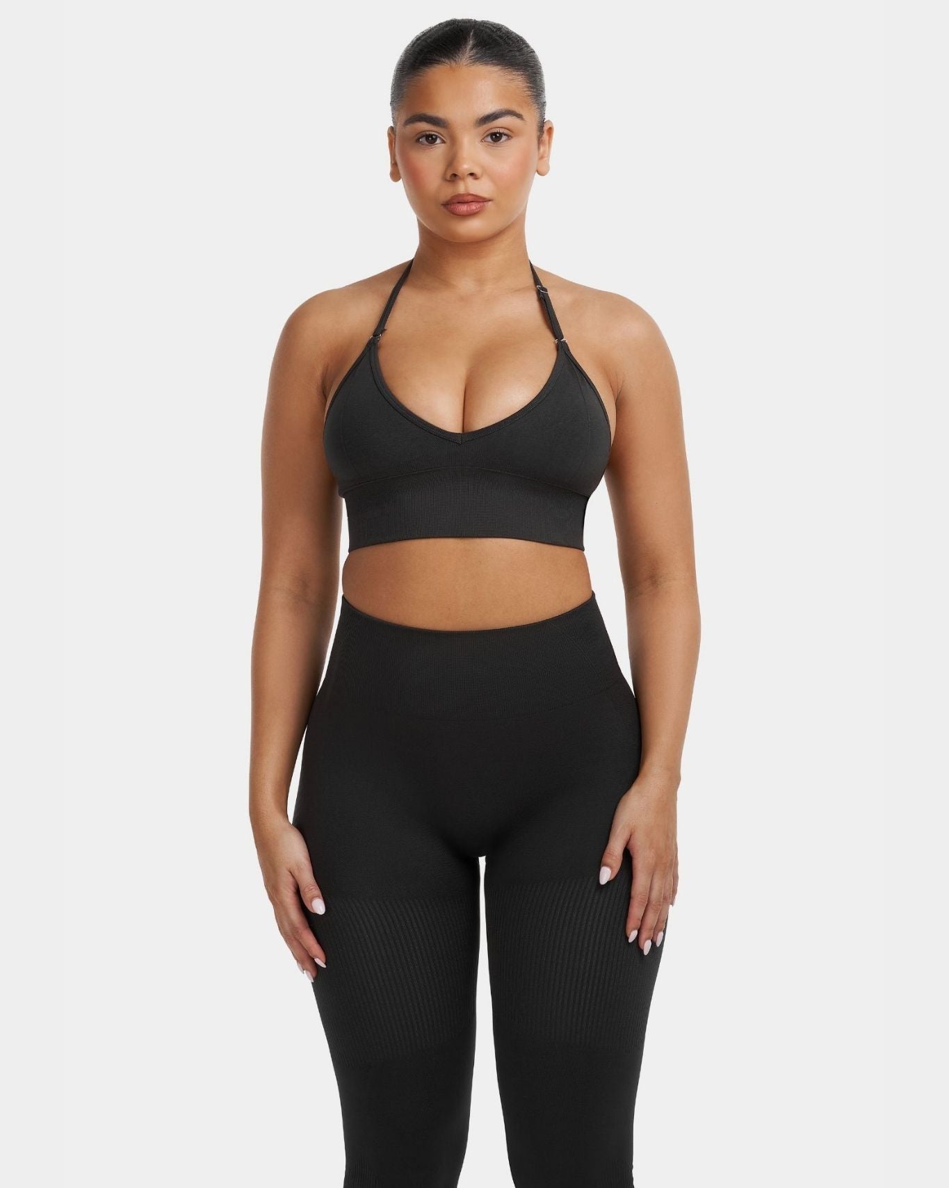 Multi-Way Sculpt Seamless Top | Charcoal Grey