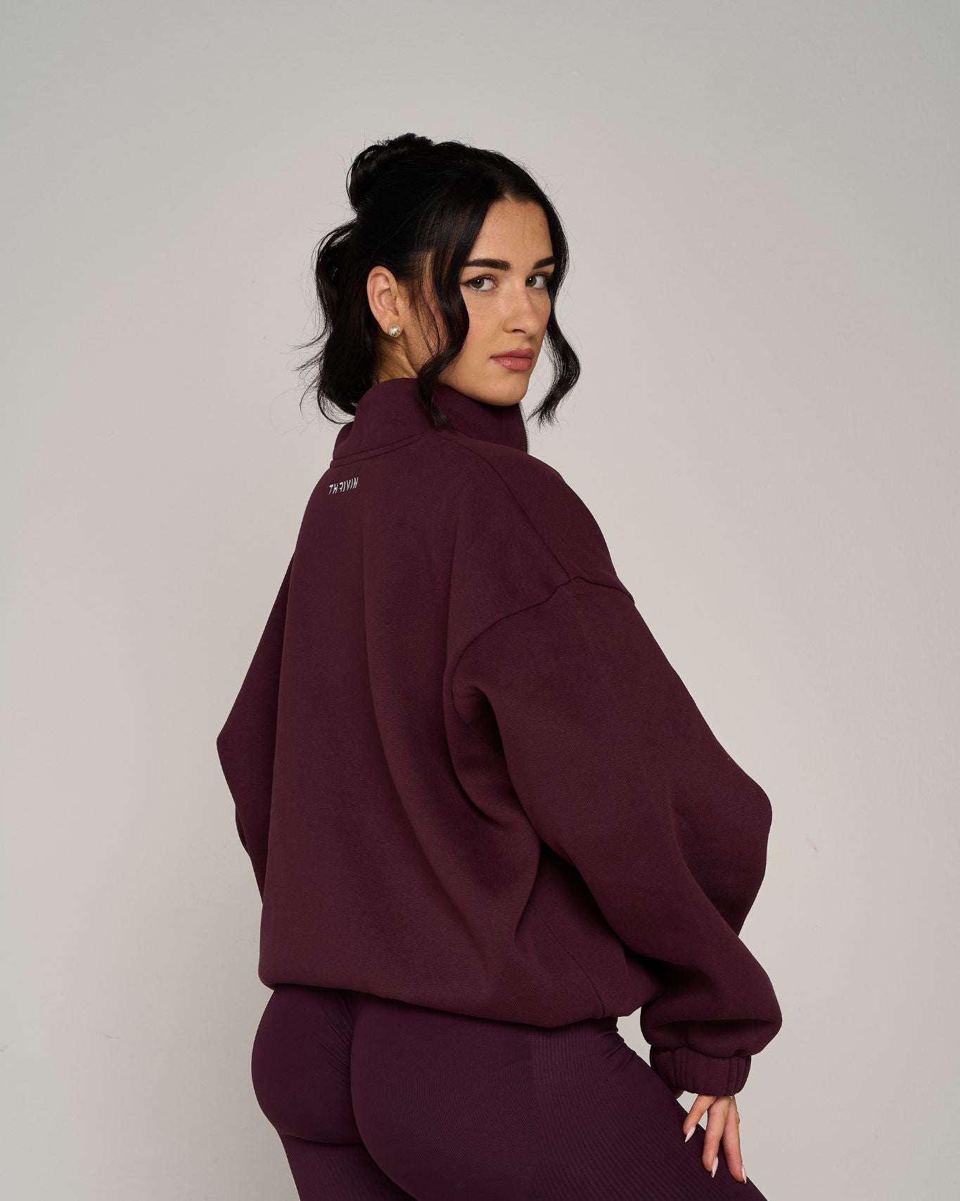 Original Halfzipper Sweater | Winter Plum