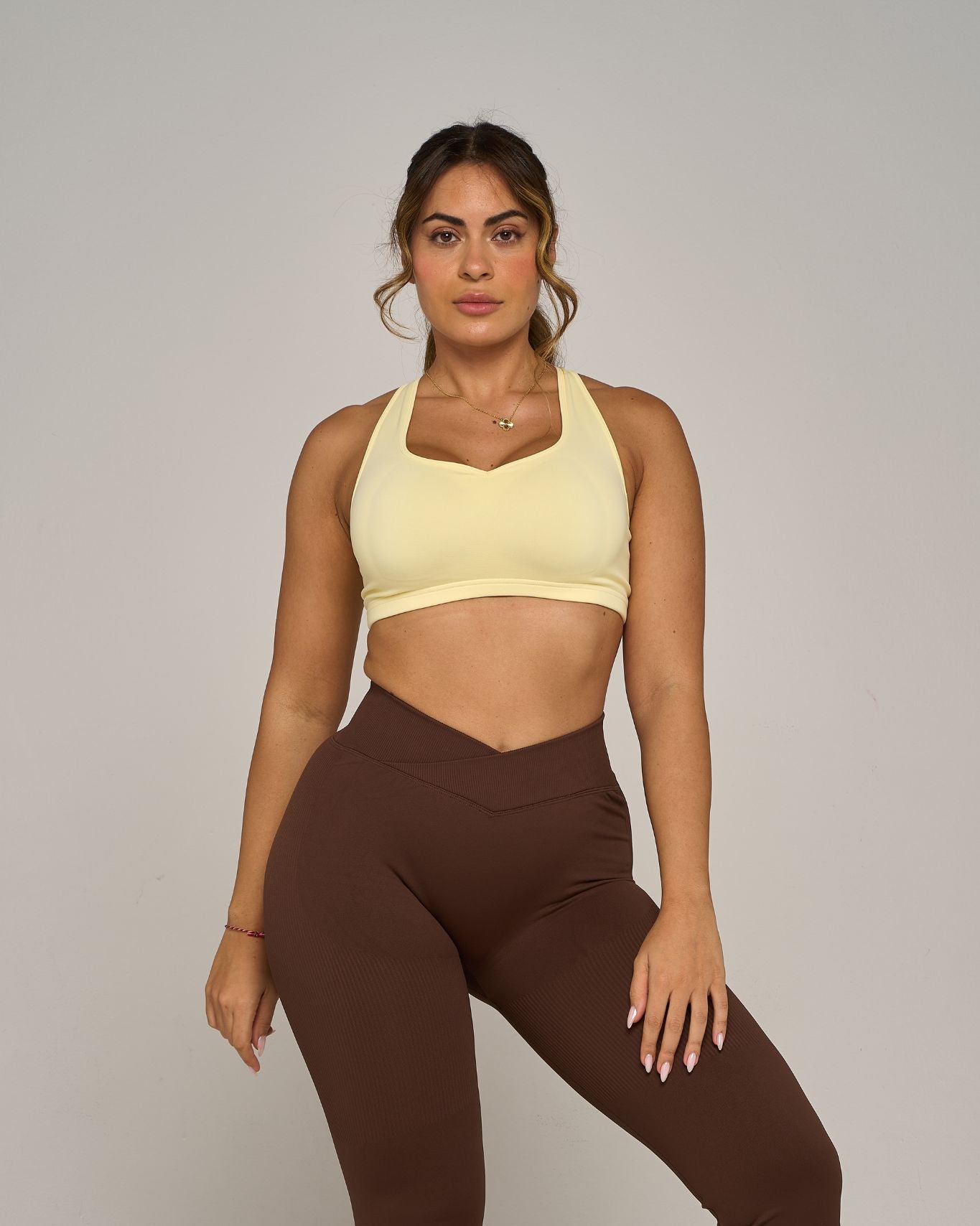 Chiara Sweetheart Impact Bra | Lemon Sorbet