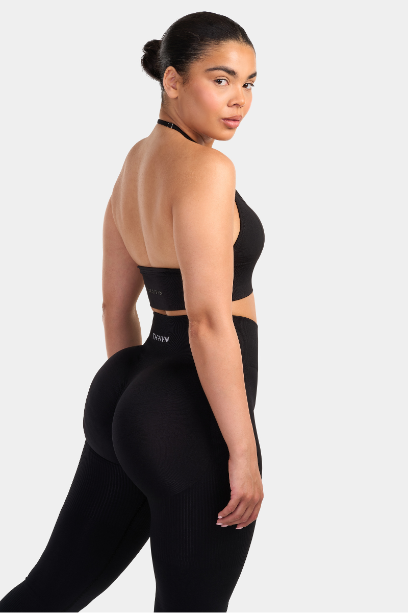 Arise - Multi-Way Sculpt Seamless Top - Zwart