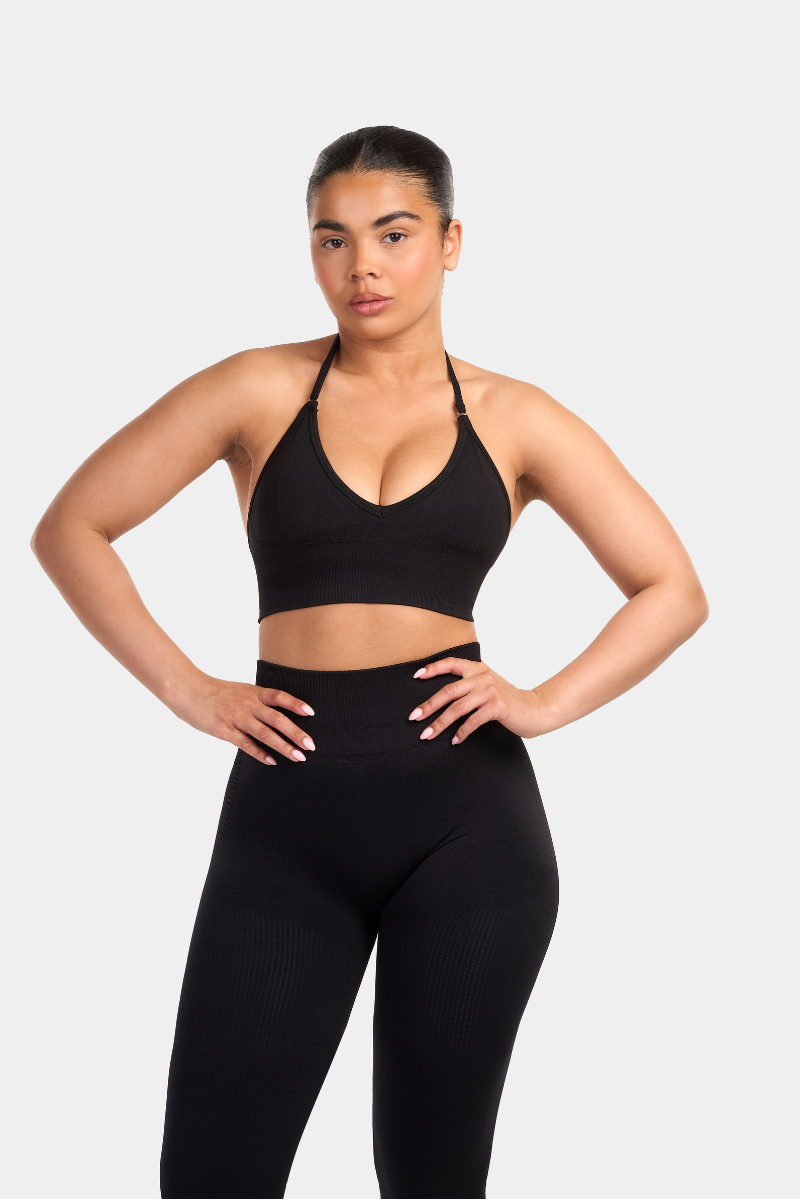 Arise - Multi-Way Sculpt Seamless Top - Zwart