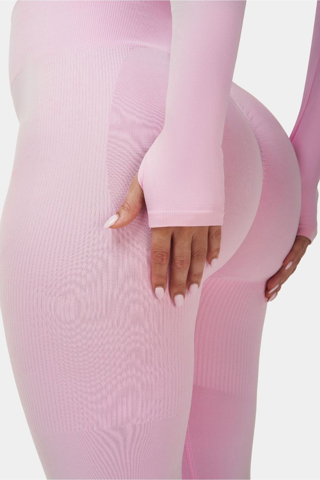 SculptV2 Ribbed Contour Leggings - Pilates Pink