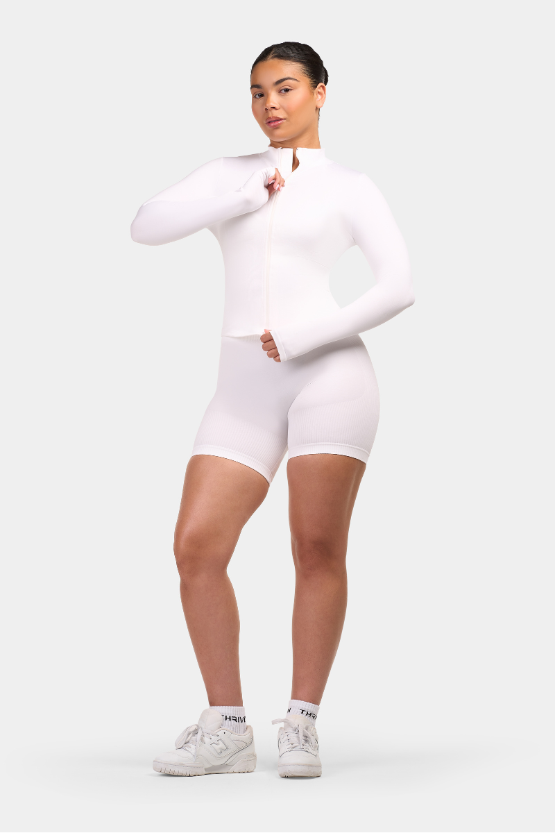 Arise - Seamless Sculpt Ribbed Contour Leggings - Zwart