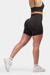 Seamless Sculpt Ribbed Contour Shorts | Charcoal Grey