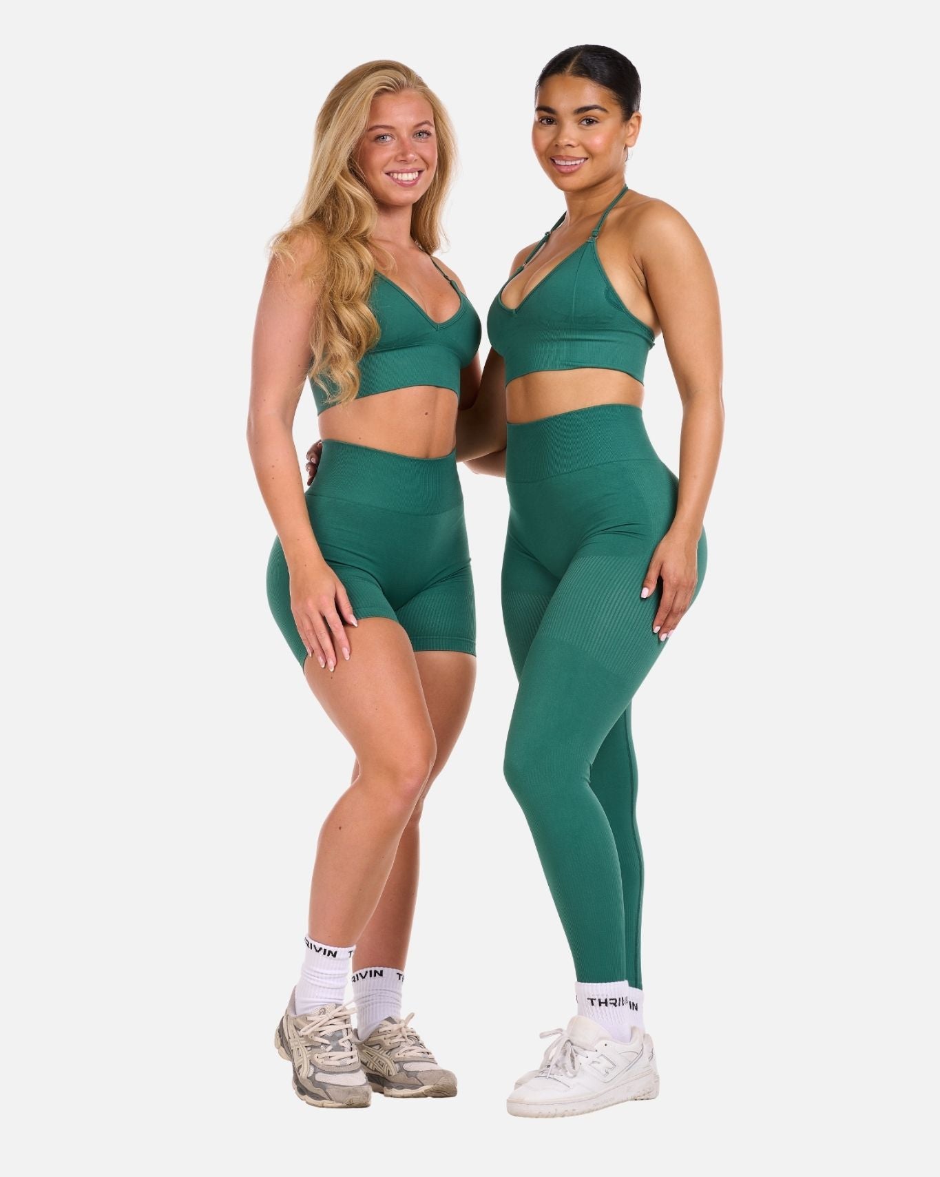 SculptV2 Ribbed Contour Leggings | Emerald Green